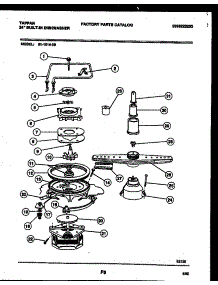 06 - Motor Pump Parts parts for Frigidaire Dishwasher 61-1014-10-00 from AppliancePartsPros.com
