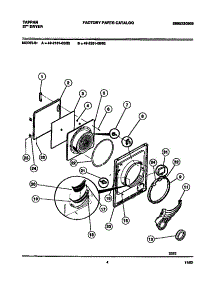 03 - Door Parts parts for Frigidaire Dryer 49-2151-00-02 from AppliancePartsPros.com