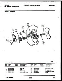03 - Cam parts for Frigidaire Dishwasher 61-1092-10-00 from AppliancePartsPros.com