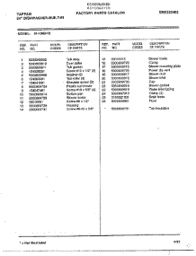 24" Built-In Dishwasher Page 6 parts for Tappan Dishwasher 61-1042-10 from AppliancePartsPros.com