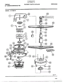 24" Built-In Dishwasher Page 7 parts for Tappan Dishwasher 61-1042-10 from AppliancePartsPros.com
