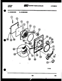 03 - Door Parts parts for Frigidaire Dryer 49-2828-23-02 from AppliancePartsPros.com