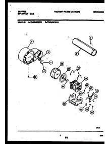 05 - Blower And Drive Parts parts for Frigidaire Dryer TDG546RBD0 from AppliancePartsPros.com