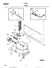 04 - System parts for Frigidaire Freezer TFC05M0AW2 from AppliancePartsPros.com
