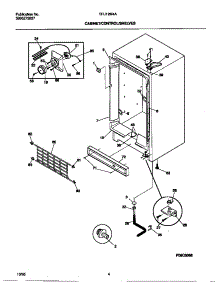 03 - Cabinet / Control / Shelves parts for Frigidaire Freezer TFU12M4AW4 from AppliancePartsPros.com