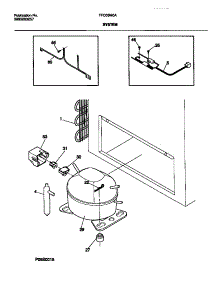 04 - System parts for Frigidaire Freezer TFC05M0AW1 from AppliancePartsPros.com