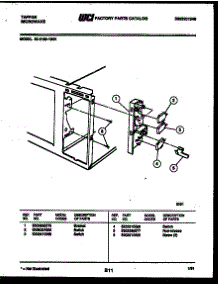 03 - Switch Parts parts for Frigidaire Microwave 56-2180-10-01 from AppliancePartsPros.com