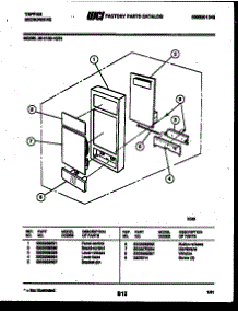 04 - Control Panel parts for Frigidaire Microwave 56-2180-10-01 from AppliancePartsPros.com