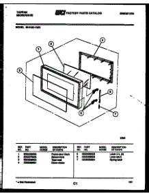 06 - Door Parts parts for Frigidaire Microwave 56-2180-10-01 from AppliancePartsPros.com