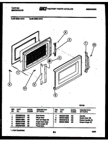 03 - Door Parts parts for Frigidaire Microwave 56-2268-10-16 from AppliancePartsPros.com