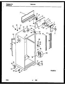 03 - Cabinet Parts parts for Frigidaire Refrigerator TSK210HN1W from AppliancePartsPros.com