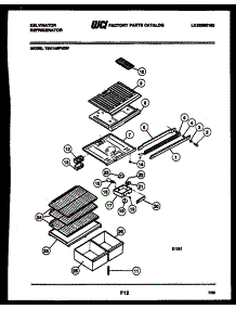 04 - Shelves And Supports parts for Frigidaire Refrigerator TSK145PN2F from AppliancePartsPros.com