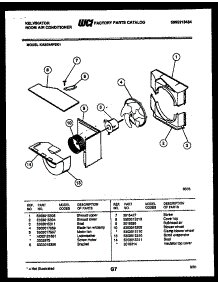 04 - Air Handling Parts parts for Frigidaire Air Conditioner KAS244P2K1 from AppliancePartsPros.com