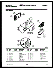 03 - Electrical Parts parts for Frigidaire Air Conditioner M208F1EA from AppliancePartsPros.com