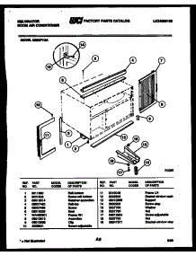 06 - Cabinet And Installation Parts parts for Frigidaire Air Conditioner M206F1QA from AppliancePartsPros.com