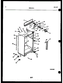 03 - Cabinet Parts parts for Frigidaire Refrigerator TSK210HN0T from AppliancePartsPros.com