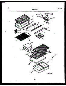 05 - Shelves And Supports parts for Frigidaire Refrigerator TSK210HN0T from AppliancePartsPros.com