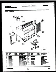 06 - Cabinet And Installation Parts parts for Frigidaire Air Conditioner M205G1QG from AppliancePartsPros.com