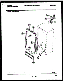 03 - Cabinet Parts parts for Frigidaire Freezer TFU12M0AW1 from AppliancePartsPros.com