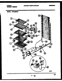 04 - System And Electrical Parts parts for Frigidaire Freezer TFU12M0AW1 from AppliancePartsPros.com