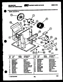 03 - Electrical And Air Handling Parts parts for Frigidaire Air Conditioner KAK107P1V1 from AppliancePartsPros.com