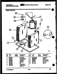 04 - System Parts parts for Frigidaire Air Conditioner KAK107P1V1 from AppliancePartsPros.com