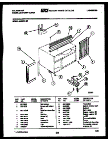 06 - Cabinet And Installation Parts parts for Frigidaire Air Conditioner M205H1QA from AppliancePartsPros.com