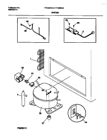 04 - System parts for Frigidaire Freezer TFC09M4AW1 from AppliancePartsPros.com