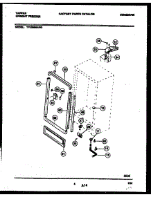 03 - Cabinet Parts parts for Frigidaire Freezer TFU09M4AW0 from AppliancePartsPros.com