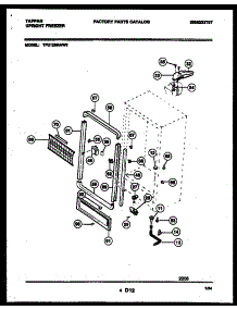 03 - Cabinet Parts parts for Frigidaire Freezer TFU12M4AW0 from AppliancePartsPros.com