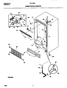 03 - Cabinet / Control / Shelves parts for Frigidaire Freezer TFU14M5AW5 from AppliancePartsPros.com