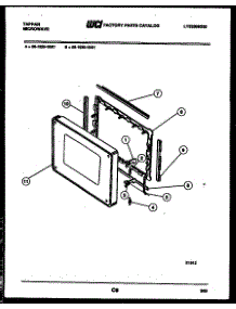 03 - Door Parts parts for Frigidaire Microwave 56-1029-10-01 from AppliancePartsPros.com