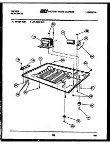 04 - Base Plate And Capacitor Parts parts for Frigidaire Microwave 56-1029-10-01 from AppliancePartsPros.com
