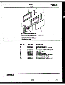 03 - Door Parts parts for Frigidaire Microwave 56-2271-10-02 from AppliancePartsPros.com