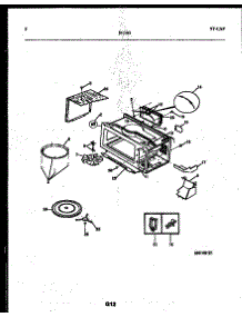 05 - Wrapper And Body Parts parts for Frigidaire Microwave 56-2461-10-02 from AppliancePartsPros.com