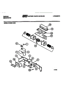 04 - Functional parts for Frigidaire Microwave 56-2896-10-02 from AppliancePartsPros.com
