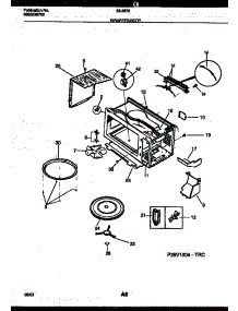 05 - Wrapper And Body Parts parts for Frigidaire Microwave 56-3872-10-03 from AppliancePartsPros.com