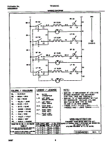 04 - Wiring Diagram parts for Frigidaire Cooktop TEC8X2XCW3 from AppliancePartsPros.com