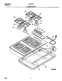 02 - Cooktop Parts parts for Frigidaire Cooktop TGC3X4XCD1 from AppliancePartsPros.com