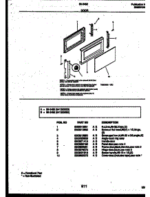 03 - Door Parts parts for Frigidaire Microwave 56-3452-10-04 from AppliancePartsPros.com