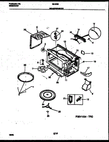 05 - Wrapper And Body Parts parts for Frigidaire Microwave 56-3452-10-04 from AppliancePartsPros.com