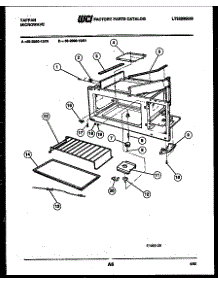 04 - Body Parts parts for Frigidaire Microwave 56-2990-10-01 from AppliancePartsPros.com