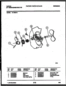 03 - Cam parts for Frigidaire Dishwasher 61-1042-10-00 from AppliancePartsPros.com