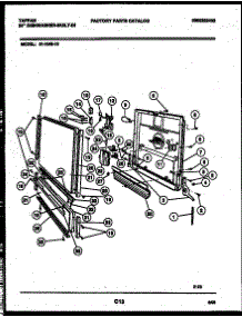 04 - Door Parts parts for Frigidaire Dishwasher 61-1042-10-00 from AppliancePartsPros.com