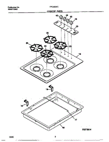 02 - Cooktop Parts parts for Frigidaire Cooktop TPC3X3XCDA from AppliancePartsPros.com
