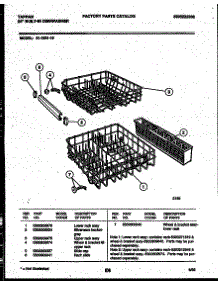 08 - Racks And Trays parts for Frigidaire Dishwasher 61-1021-10-00 from AppliancePartsPros.com