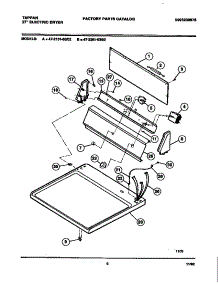 04 - Console And Control Parts parts for Frigidaire Dryer 47-2251-00-02 from AppliancePartsPros.com