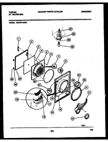 03 - Door Parts parts for Frigidaire Dryer 49-2751-00-02 from AppliancePartsPros.com
