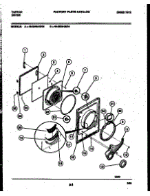 03 - Door Parts parts for Frigidaire Dryer 49-2848-23-04 from AppliancePartsPros.com