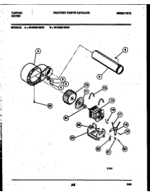 05 - Blower And Drive Parts parts for Frigidaire Dryer 49-2848-23-04 from AppliancePartsPros.com